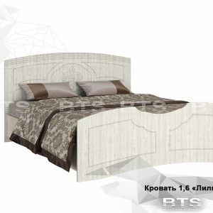 "Лилия" МДФ кровать 1,6м (1700х1050х2032)